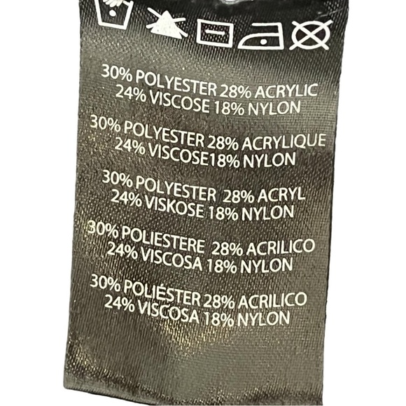 Anthropologie NVLT Open Front Cardigan Black
White Stripe Size M - Picture 6 of 8